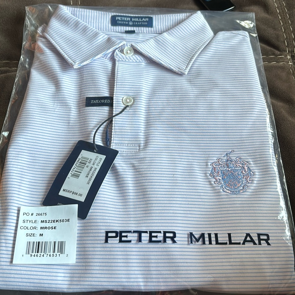 Peter Millar crown crafted polo